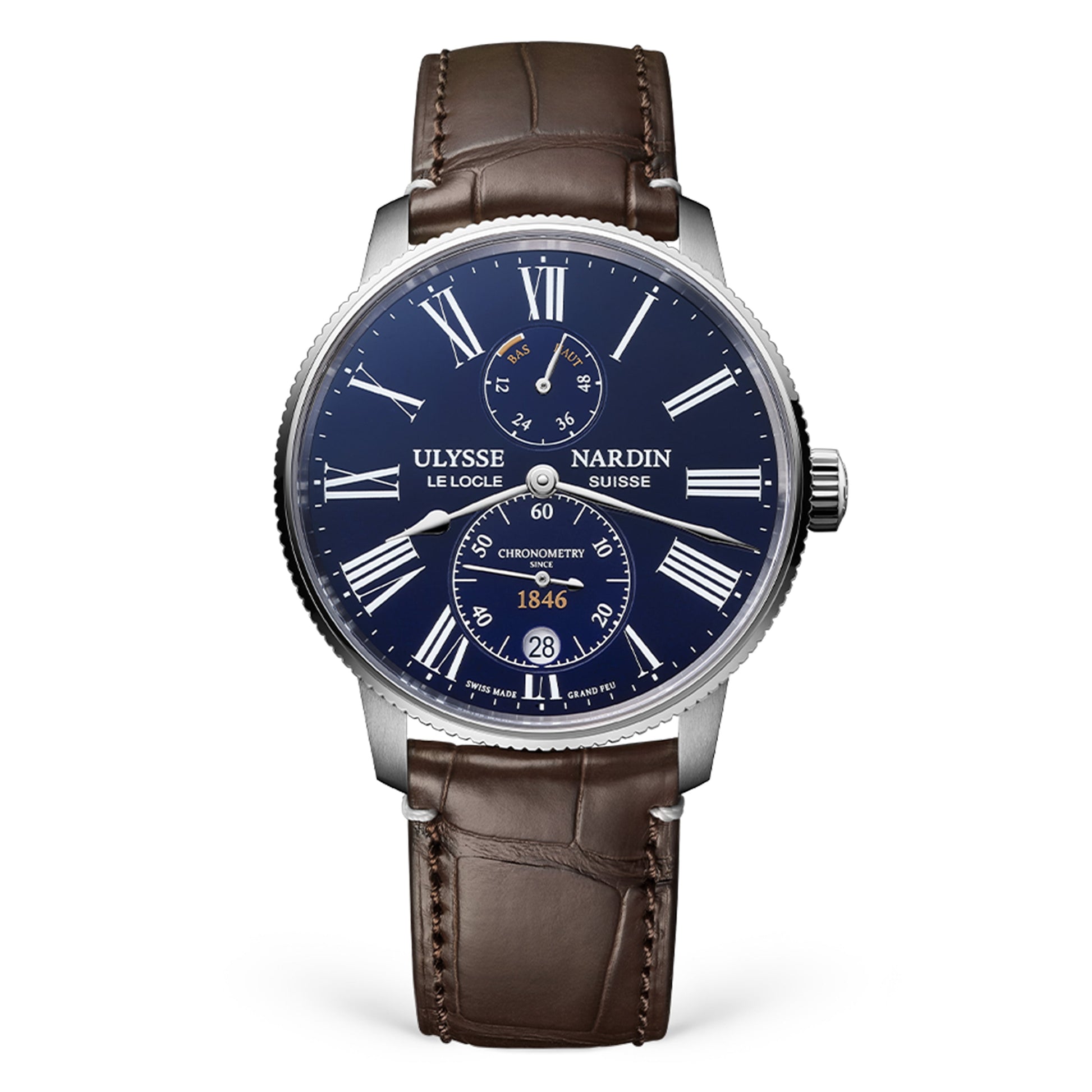 Ulysse Nardin Marine Torpilleur, 42mm BLUE Dial, 1183-310LE-3AE-175/1A