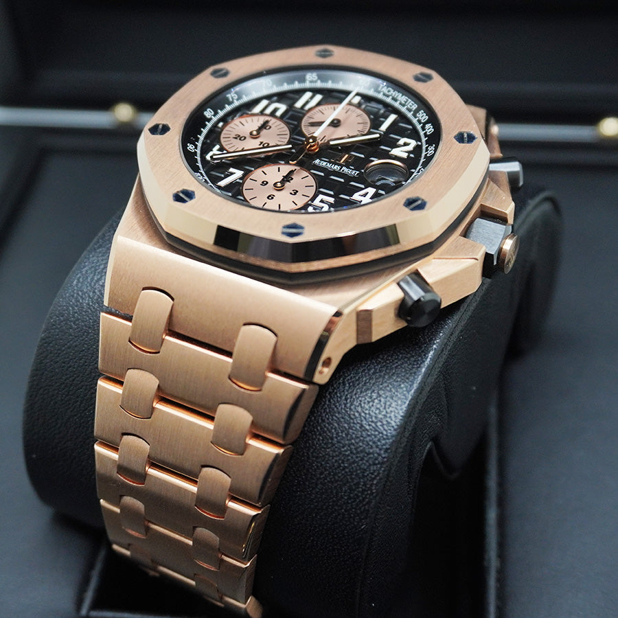 Audemars Piguet "Brick" Royal Oak Offshore Chronograph 42mm 26470OR Black Dial Pre-Owned