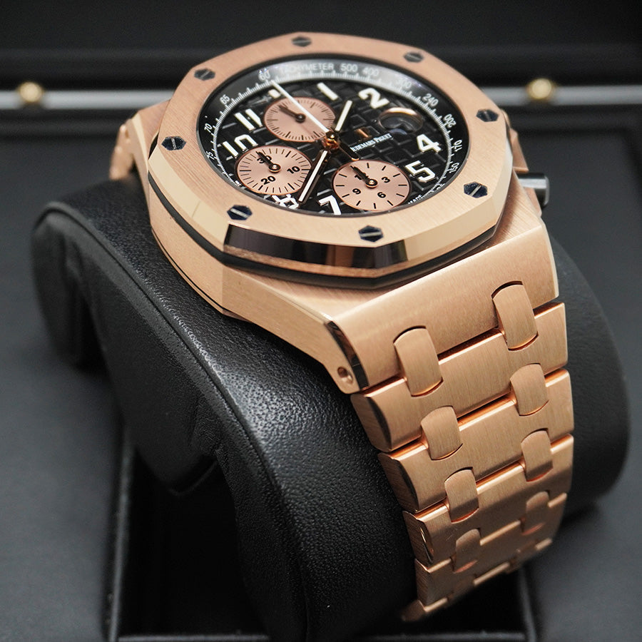 Audemars Piguet "Brick" Royal Oak Offshore Chronograph 42mm 26470OR Black Dial Pre-Owned