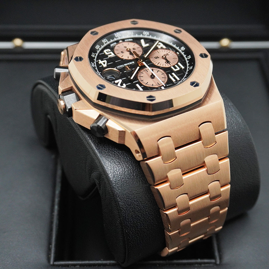 Audemars Piguet "Brick" Royal Oak Offshore Chronograph 42mm 26470OR Black Dial Pre-Owned