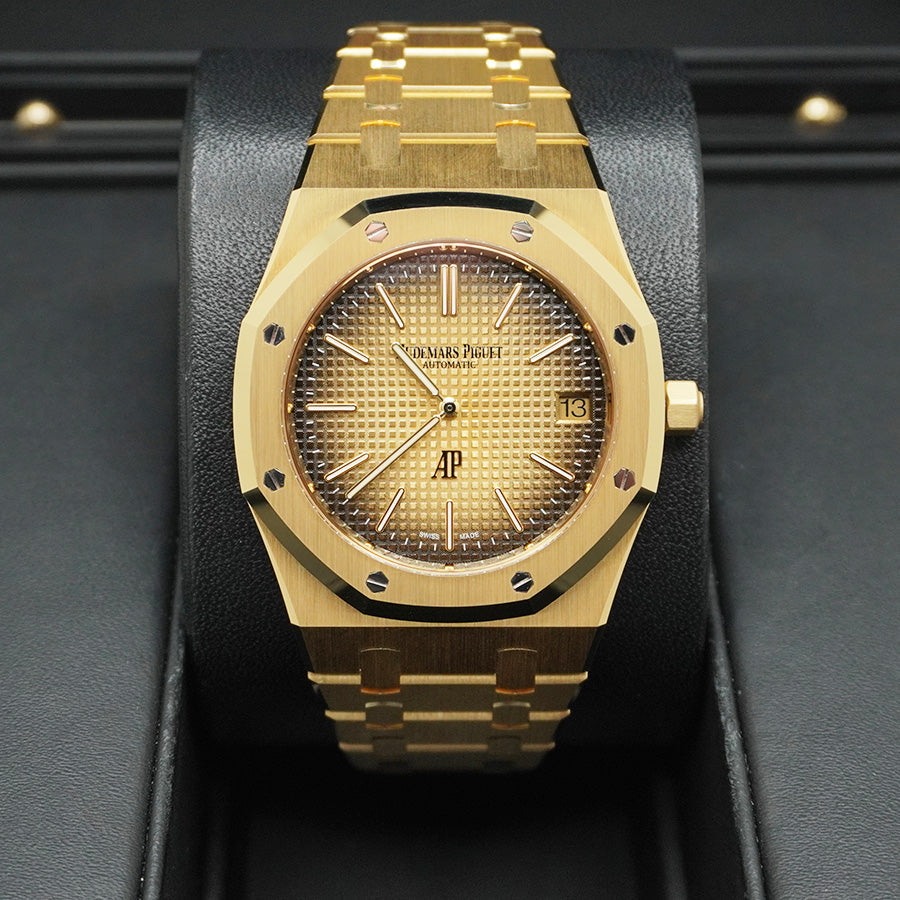 Audemars Piguet Royal Oak "Jumbo" Extra-Thin 39mm 16202BA.OO.1240BA.02 Smoked Yellow Dial