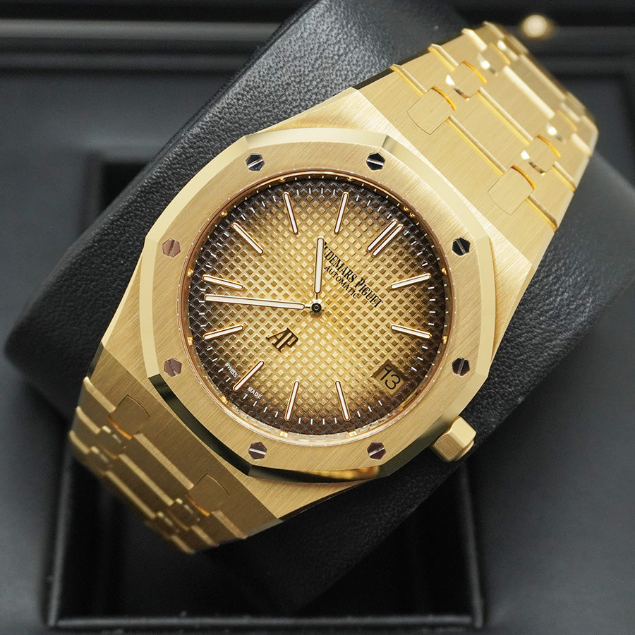 Audemars Piguet Royal Oak "Jumbo" Extra-Thin 39mm 16202BA.OO.1240BA.02 Smoked Yellow Dial