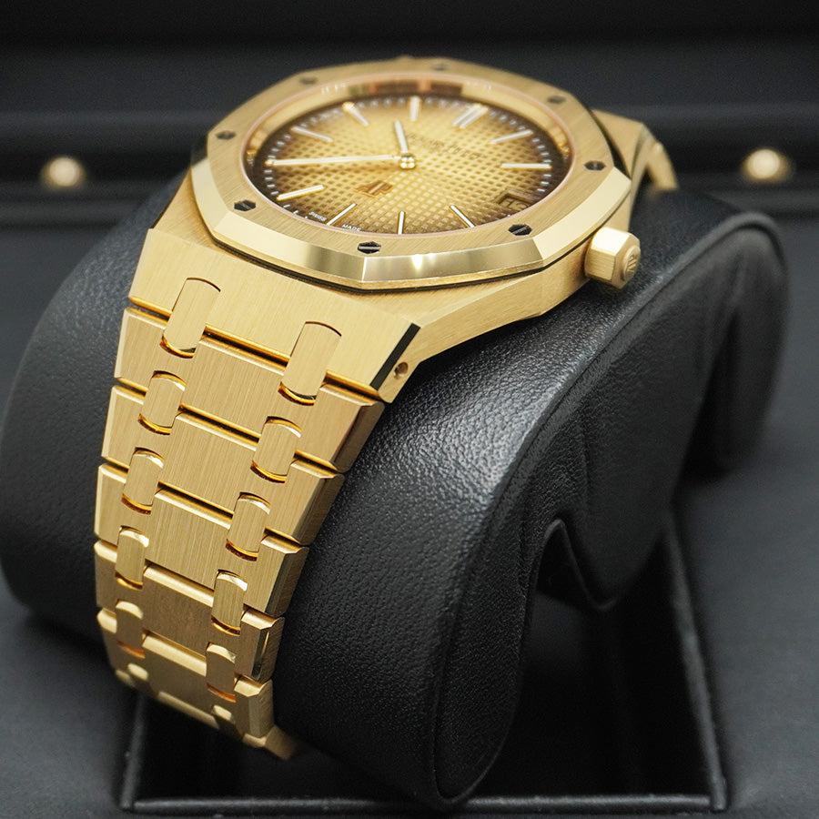 Audemars Piguet Royal Oak "Jumbo" Extra-Thin 39mm 16202BA.OO.1240BA.02 Smoked Yellow Dial