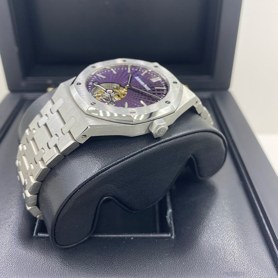 Audemars Piguet Limited Edition Royal Oak Tourbillon Extra-Thin 41mm 26522ST Purple Dial