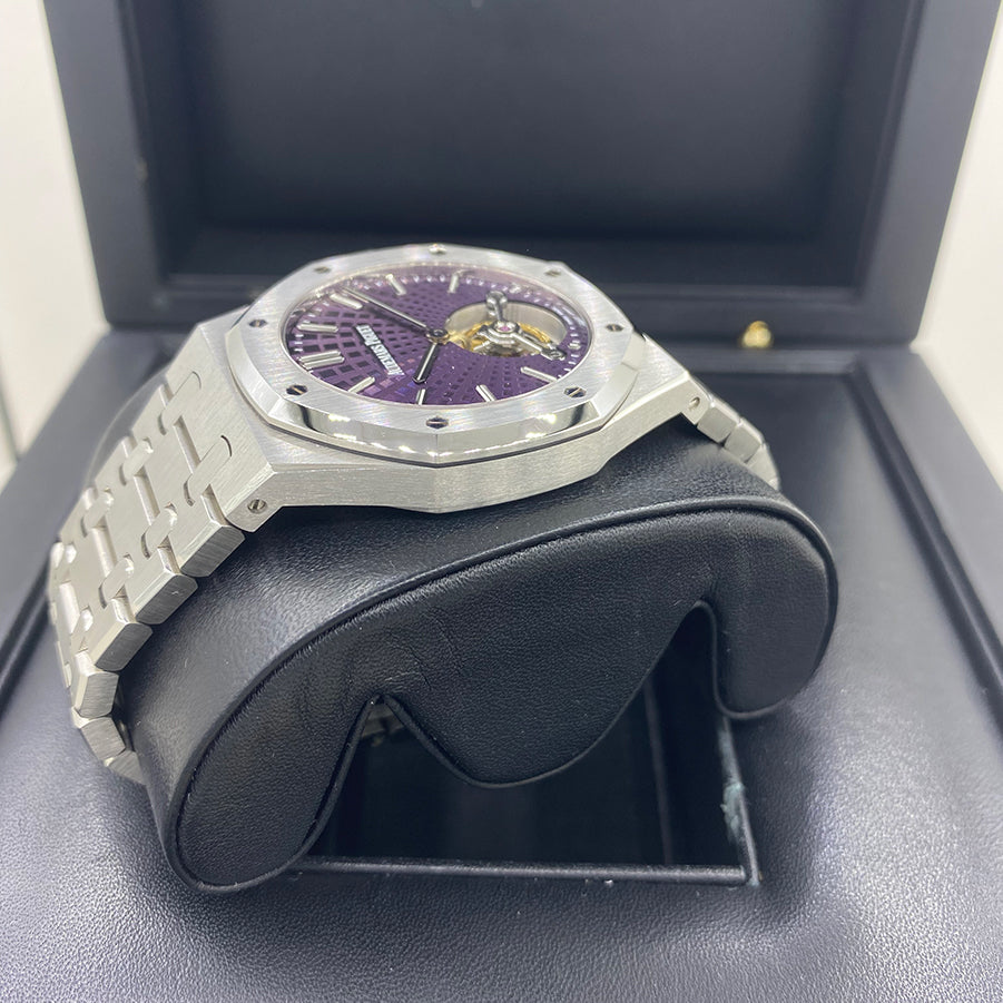 Audemars Piguet Limited Edition Royal Oak Tourbillon Extra-Thin 41mm 26522ST Purple Dial