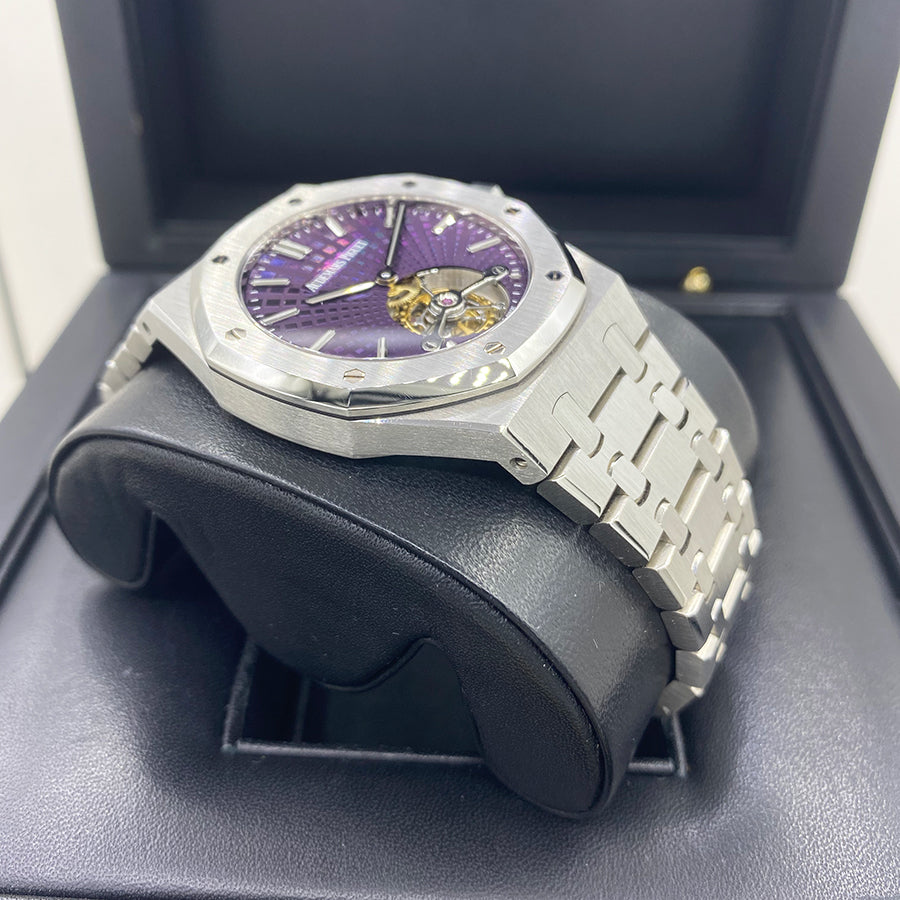 Audemars Piguet Limited Edition Royal Oak Tourbillon Extra-Thin 41mm 26522ST Purple Dial