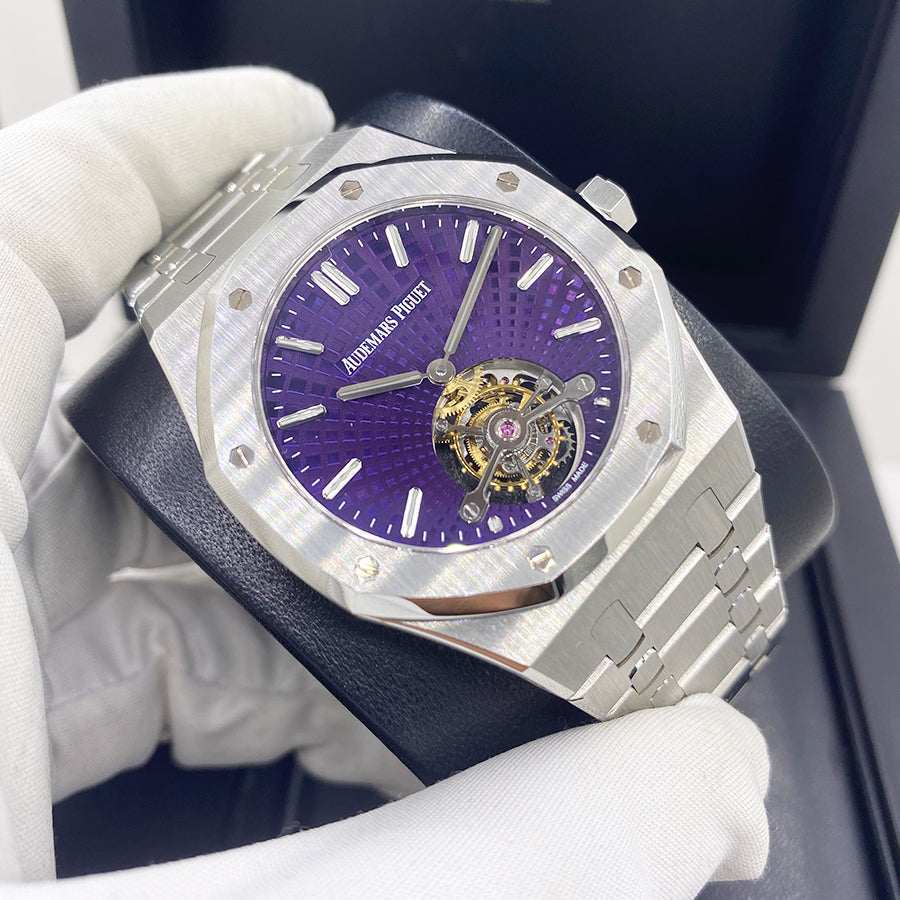 Audemars Piguet Limited Edition Royal Oak Tourbillon Extra-Thin 41mm 26522ST Purple Dial