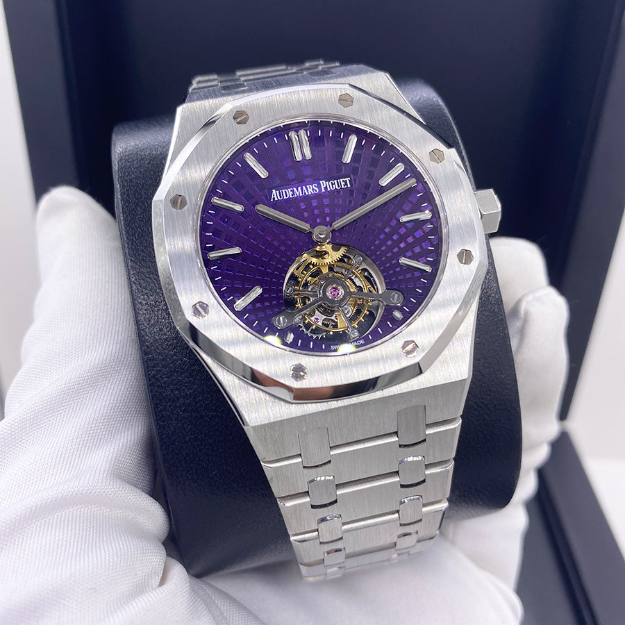 Audemars Piguet Limited Edition Royal Oak Tourbillon Extra-Thin 41mm 26522ST Purple Dial