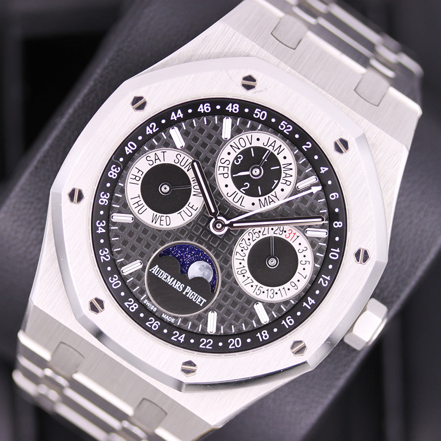 Audemars Piguet Limited Edition Royal Oak Perpetual Calendar 26597PT Black Dial Pre-Owned