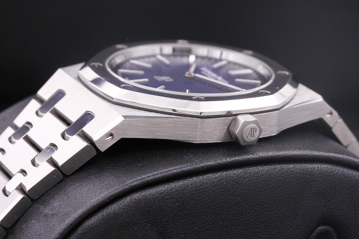 Audemars Piguet Limited Edition Royal Oak Extra-Thin 39mm 15202IP Smoked Blue Dial