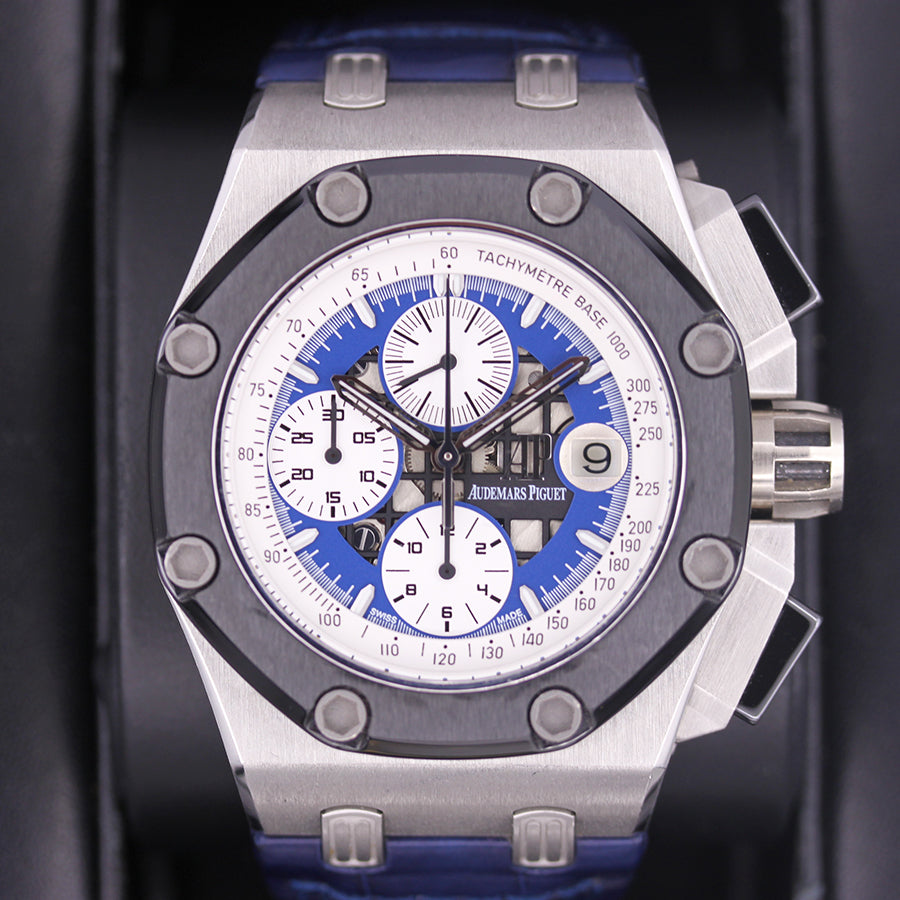 Audemars Piguet Limited Edition Royal Oak Offshore "Rubens Barrichello II" 26078PO White Dial Pre-Owned