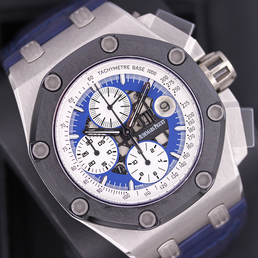 Audemars Piguet Limited Edition Royal Oak Offshore "Rubens Barrichello II" 26078PO White Dial Pre-Owned