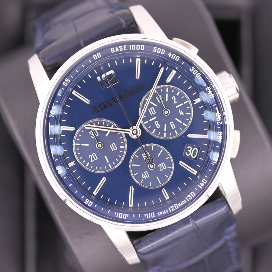 Audemars Piguet Code 11.59 Chronograph 41mm 26393BC Blue Dial Pre-Owned