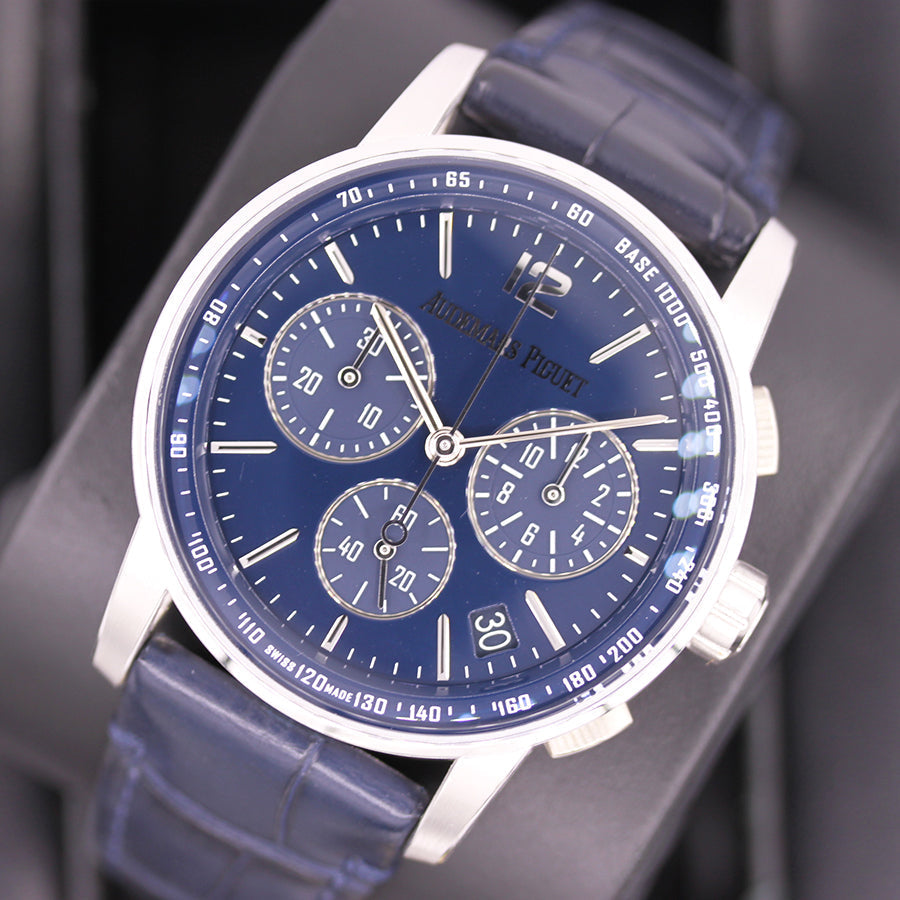 Audemars Piguet Code 11.59 Chronograph 41mm 26393BC Blue Dial Pre-Owned