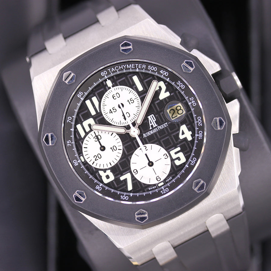 Audemars Piguet "Rubber Clad" Royal Oak Offshore Chronograph 42mm 25940SK.OO.D002CA.02.A Black Dial Pre-Owned