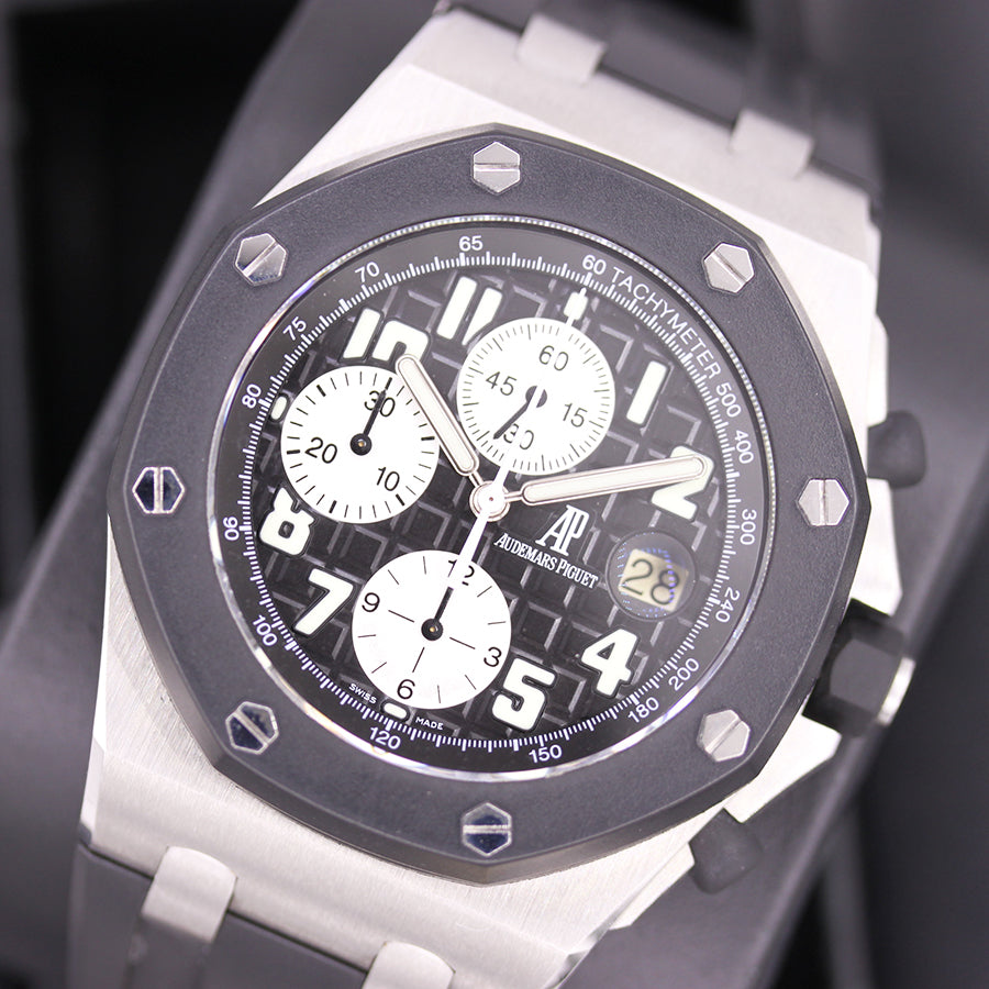 Audemars Piguet "Rubber Clad" Royal Oak Offshore Chronograph 42mm 25940SK.OO.D002CA.02.A Black Dial Pre-Owned