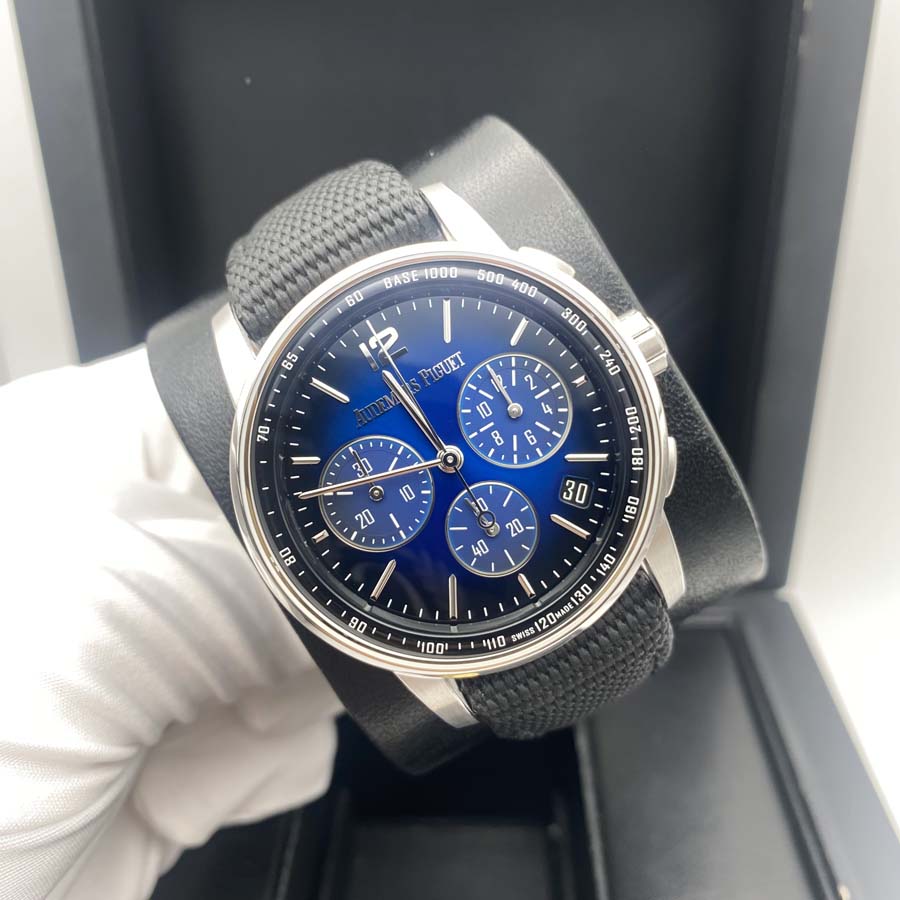 Audemars Piguet Code 11.59 Chronograph 41mm 26393BC Smoked Blue Dial