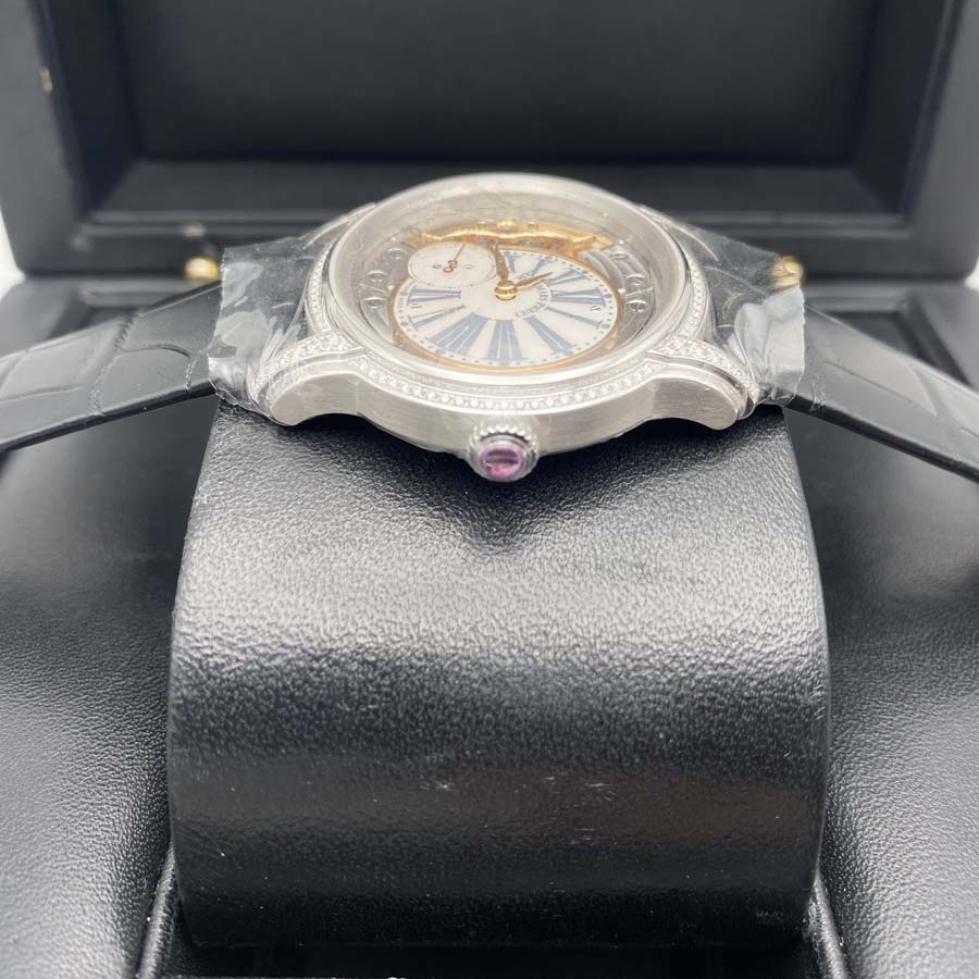 Audemars Piguet Millenary Hand-Wound 39mm 77247BC Openworked/Mother of Pearl Dial