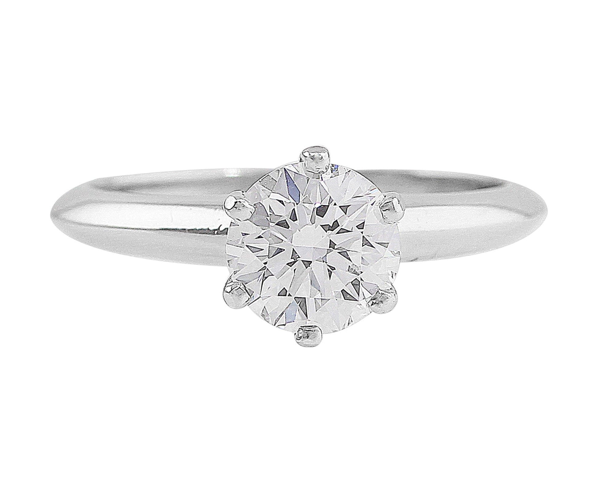 Tiffany & Co Platinum 1.04ct Diamond Ring