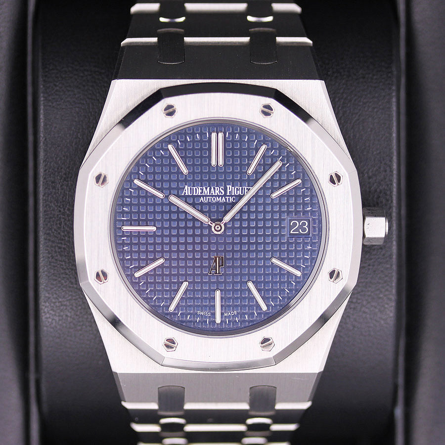 Audemars Piguet Royal Oak "Jumbo" Extra-Thin 39mm 15202ST Blue Dial Pre-Owned