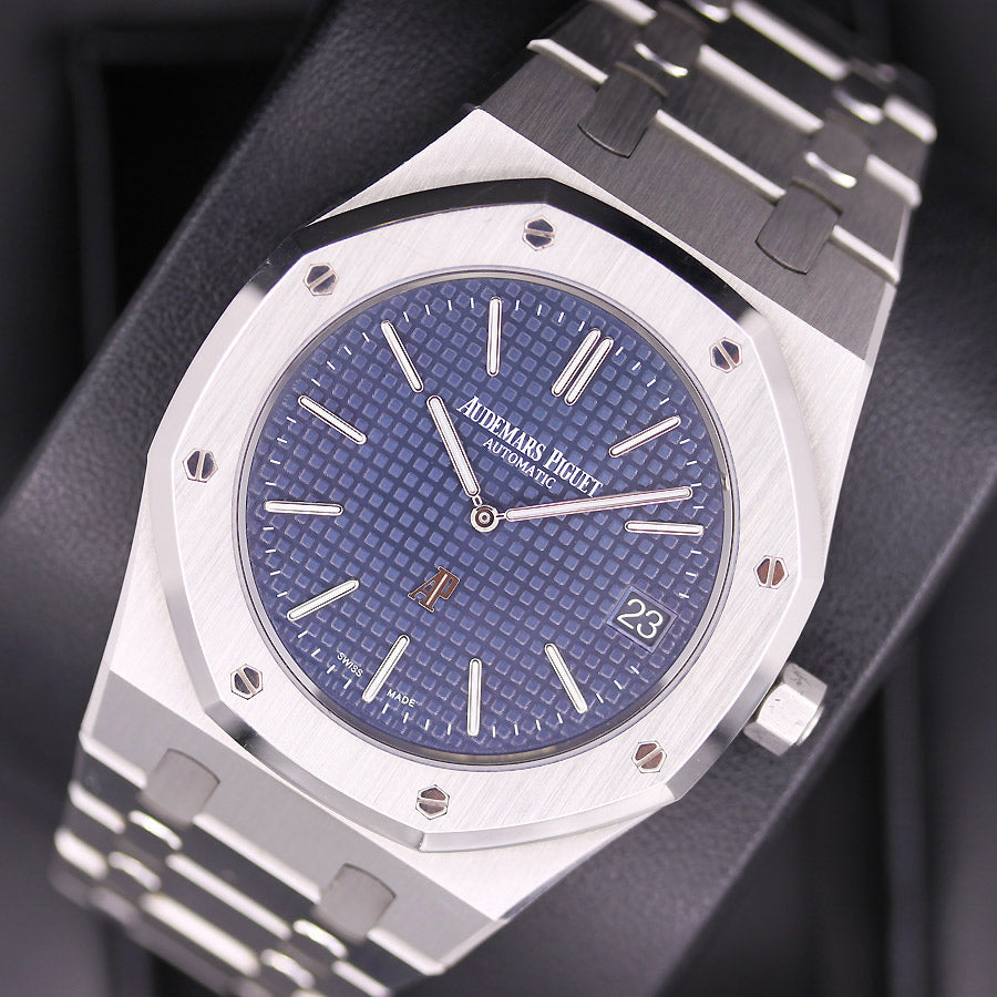 Audemars Piguet Royal Oak "Jumbo" Extra-Thin 39mm 15202ST Blue Dial Pre-Owned