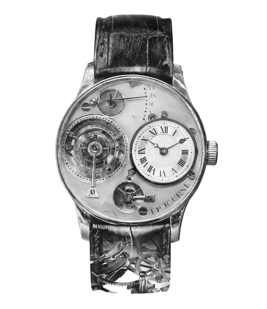 Unique Pencil Drawing of F.P. Journe's first wristwatch