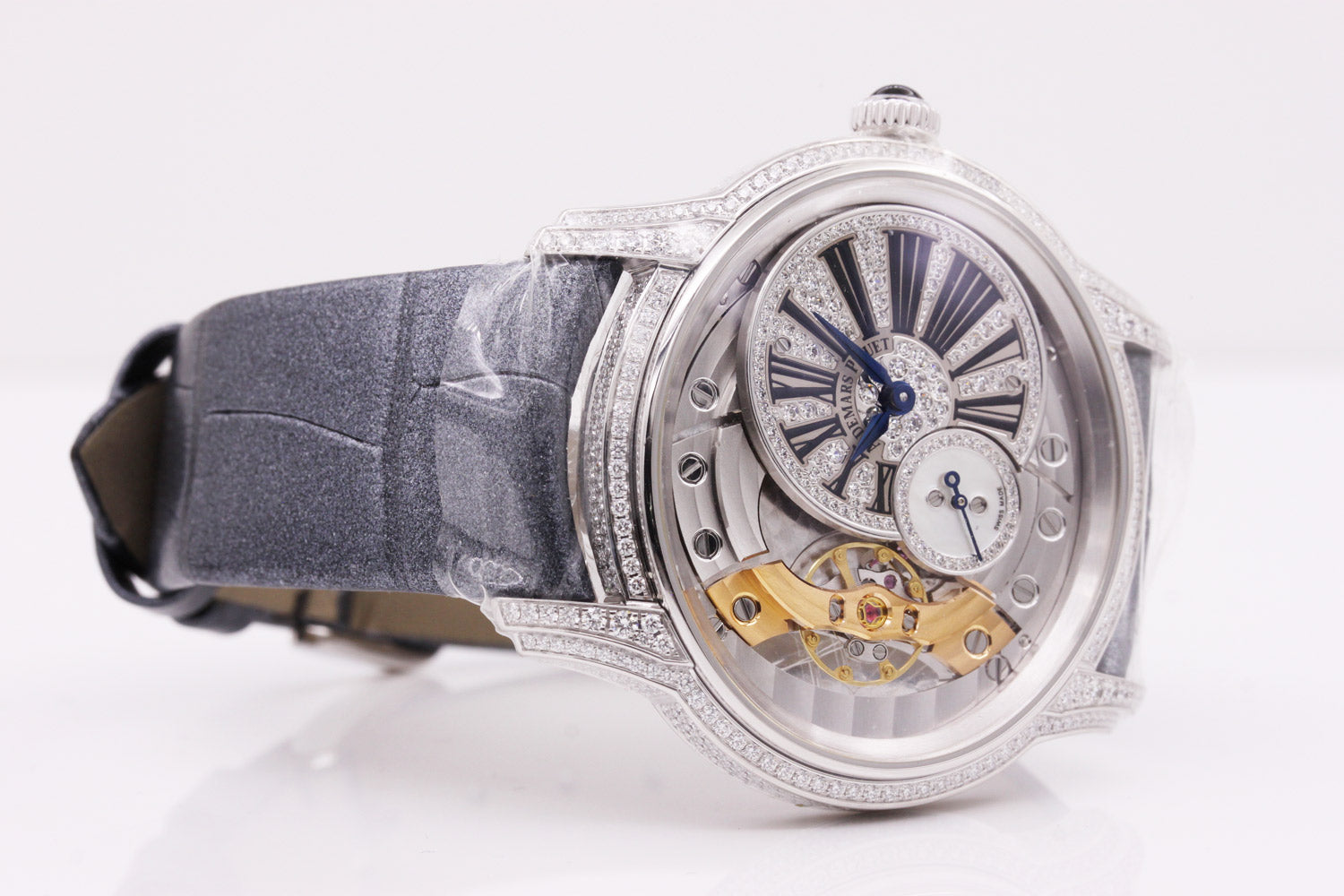 Audemars Piguet Millenary Hand-Wound 39mm 77248BC Openworked/Diamond Dial