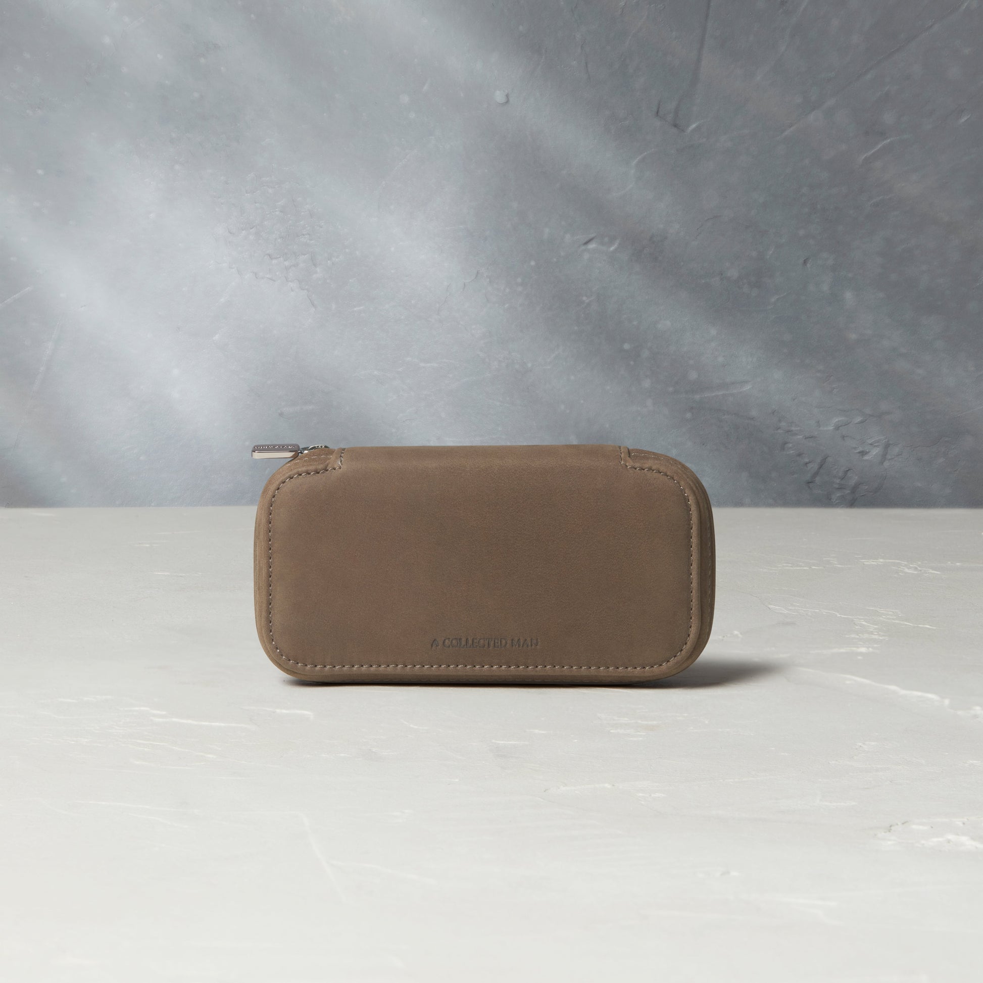 two-watch pouch, nubuck