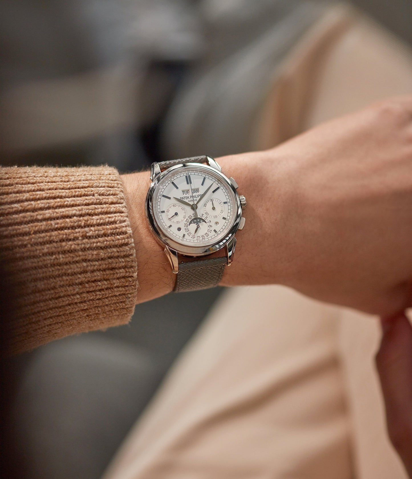 5270G First Generation | Perpetual Calendar Chronograph | White Gold