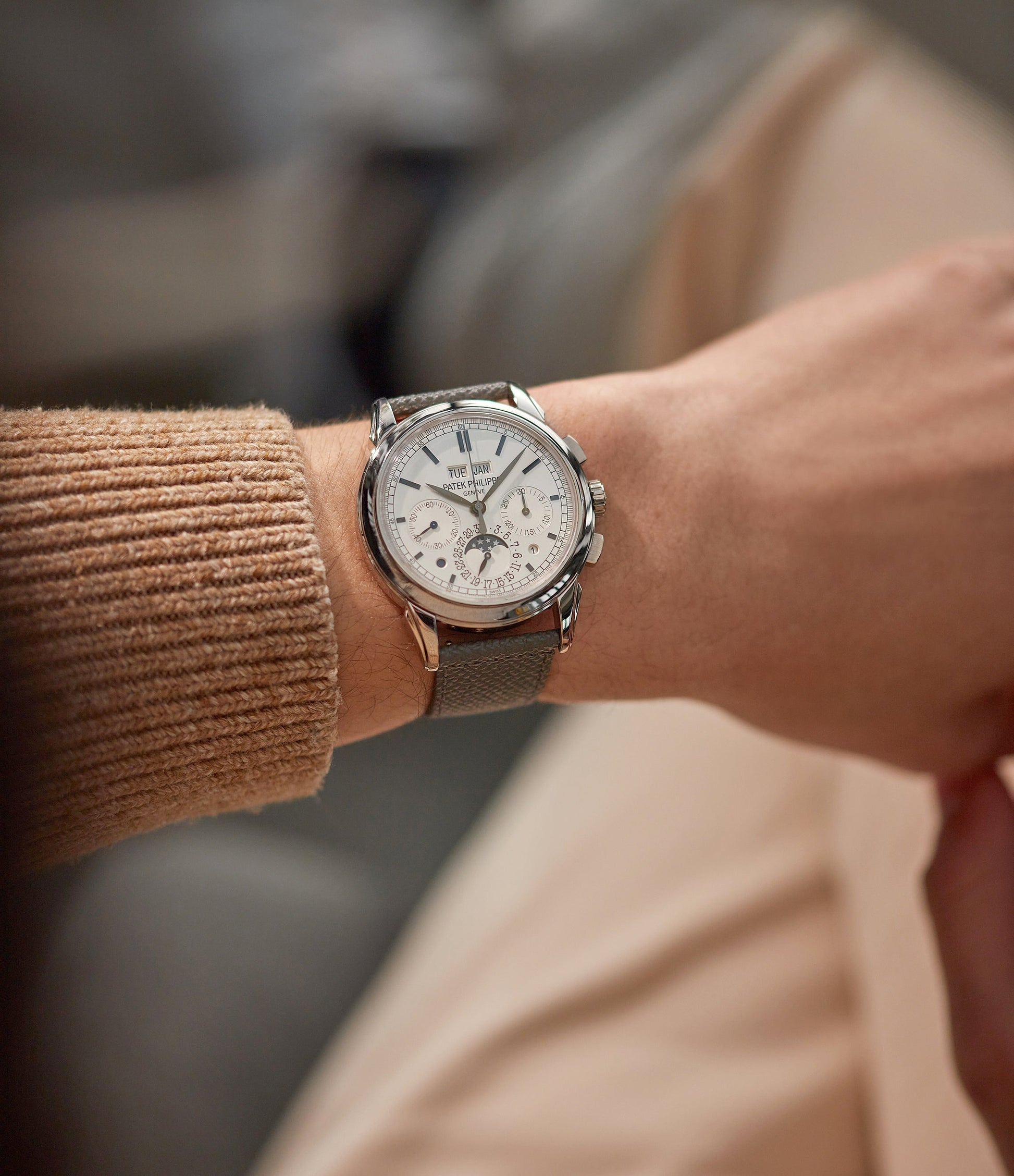 5270G First Generation | Perpetual Calendar Chronograph | White Gold