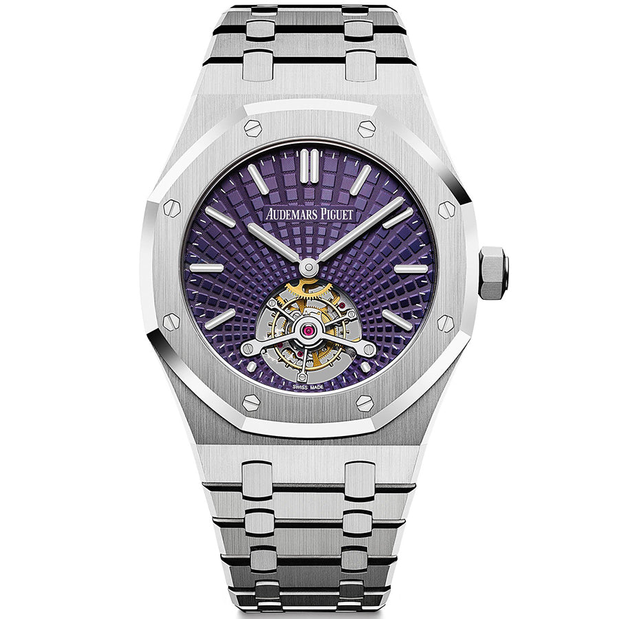 Audemars Piguet Limited Edition Royal Oak Tourbillon Extra-Thin 41mm 26522ST Purple Dial