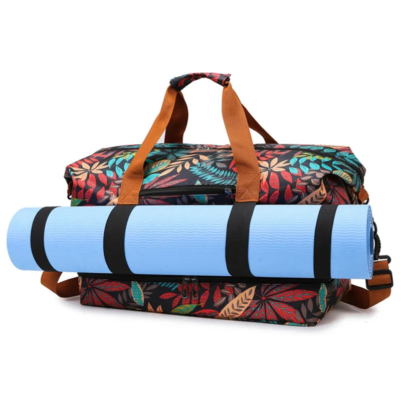 Travel Bag Male Female Large-Capacity Hand Luggage Dry-Wet Separation Sports Fitness Bag Short-Distance Travel Package