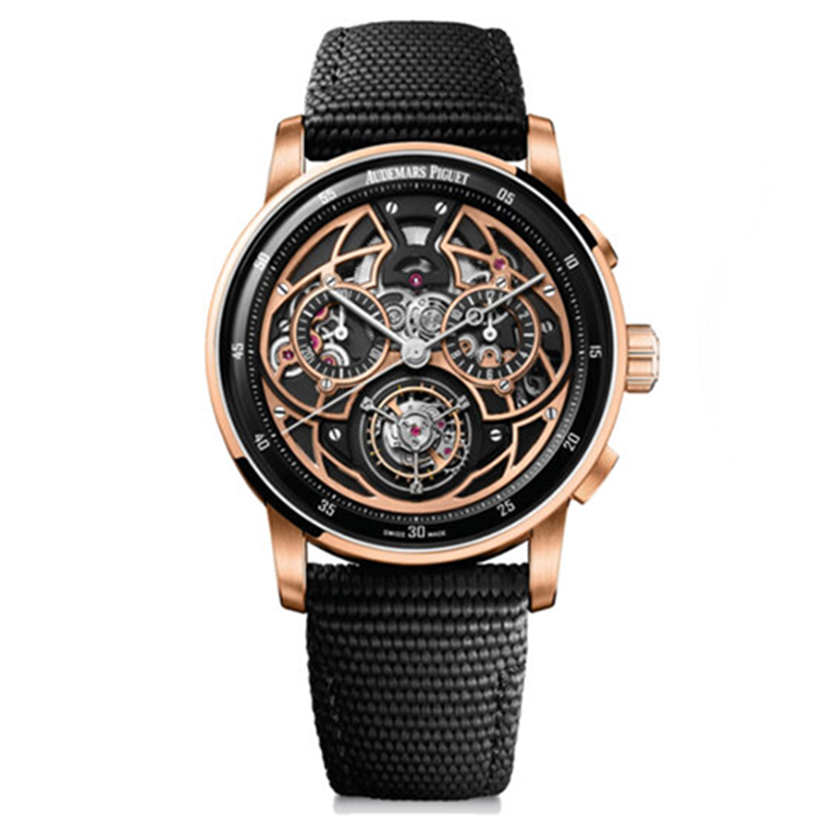 Audemars Piguet Code 11.59 Self Winding Flying Tourbillon Chronograph 41mm 26399NR.OO.D002KB.01 Black Dial