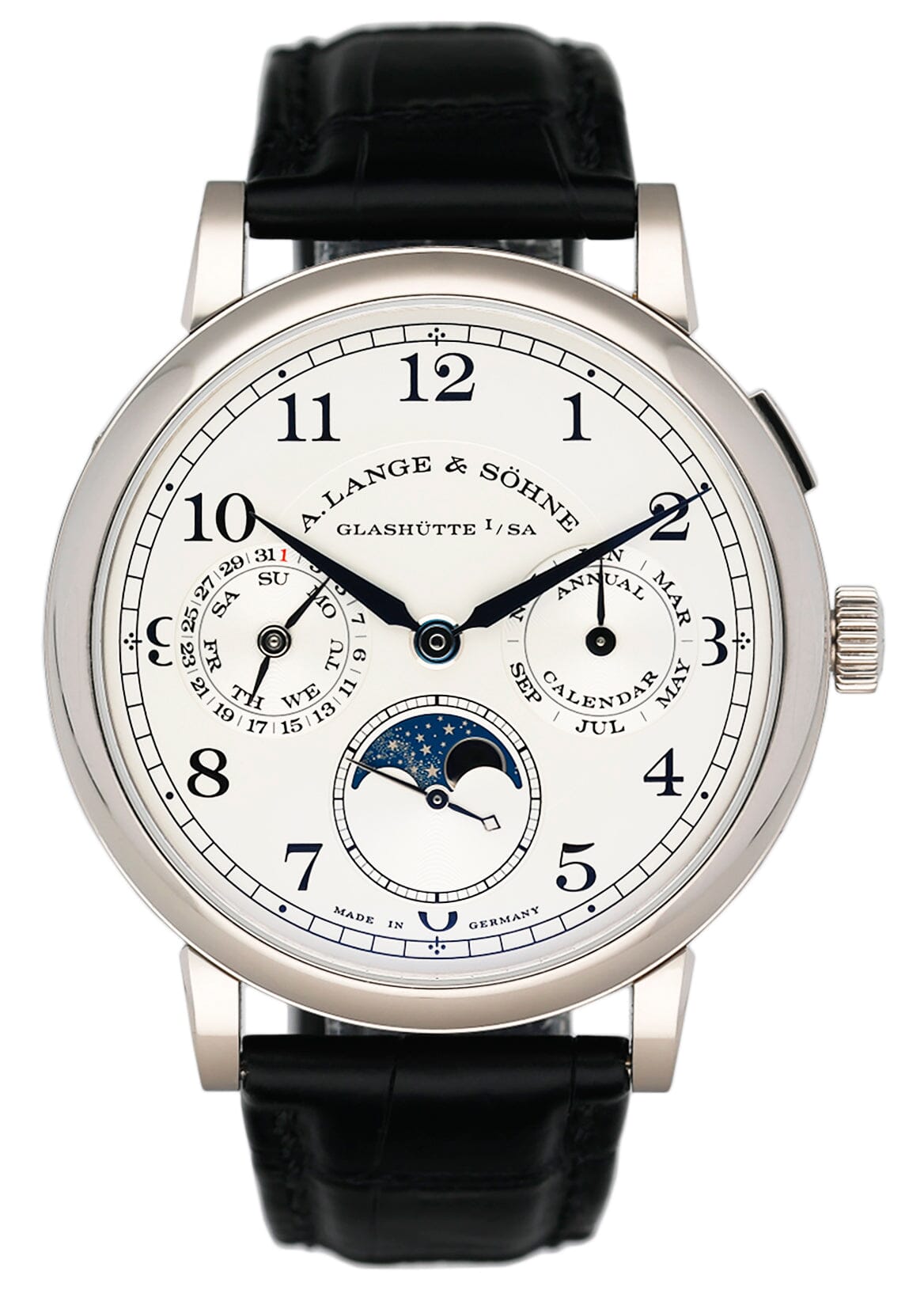 A. Lange & Sohne 1815 Annual Calendar 238.026 Mens Watch Box Papers