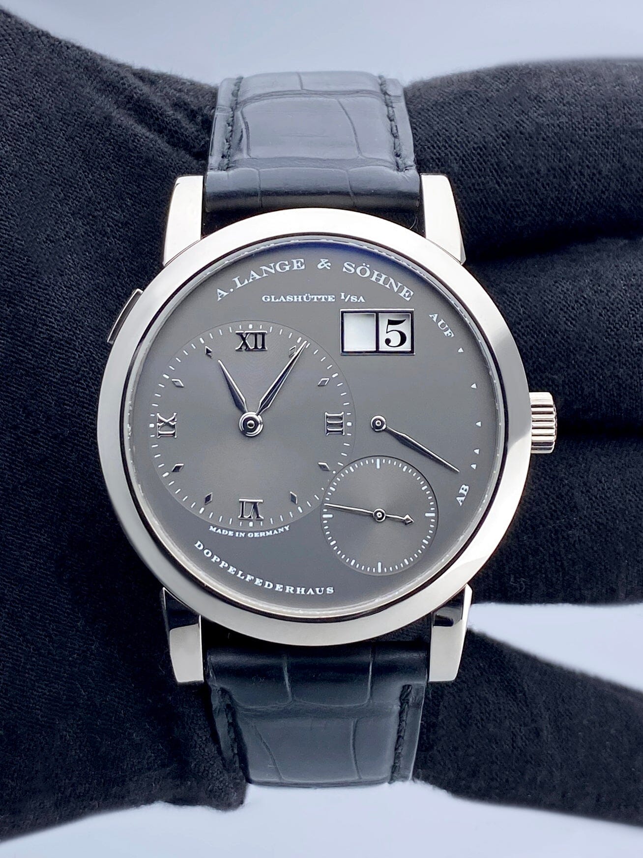 A. Lange & Sohne Lange Lange 1 101.030 Gray Dial Mens Watch Papers