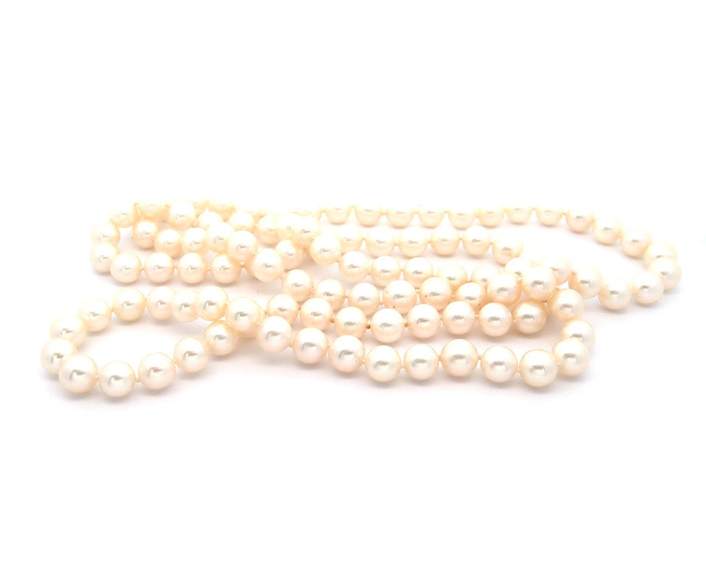 7.50MM Akoya Endless Pearl Strand Necklace