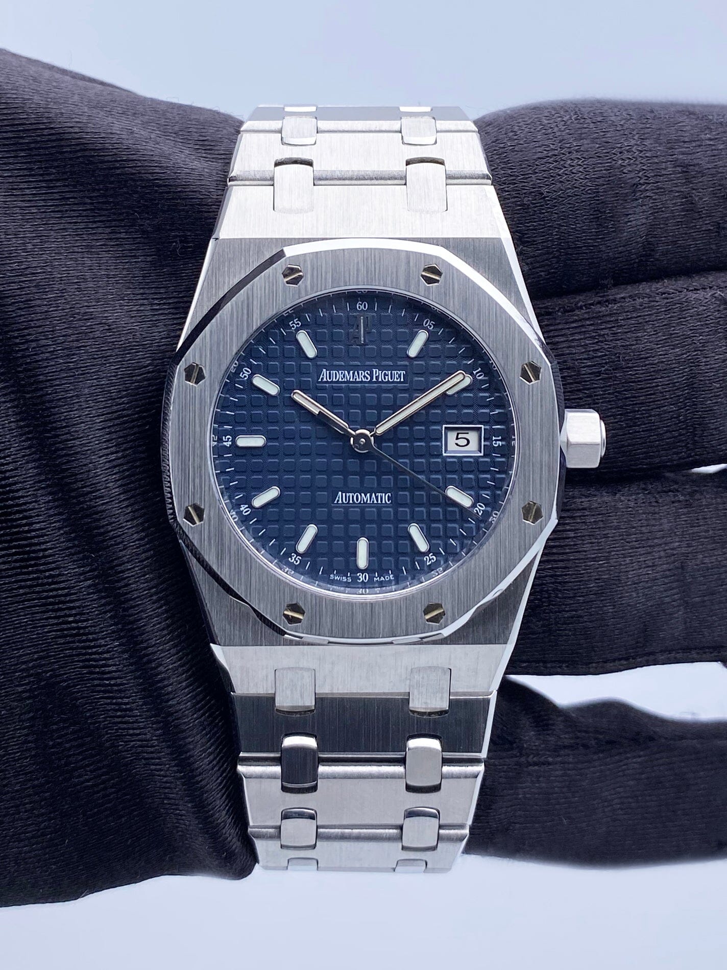 Audemars Piguet 15000ST Blue Dial Stainless Steel Ladies Watch