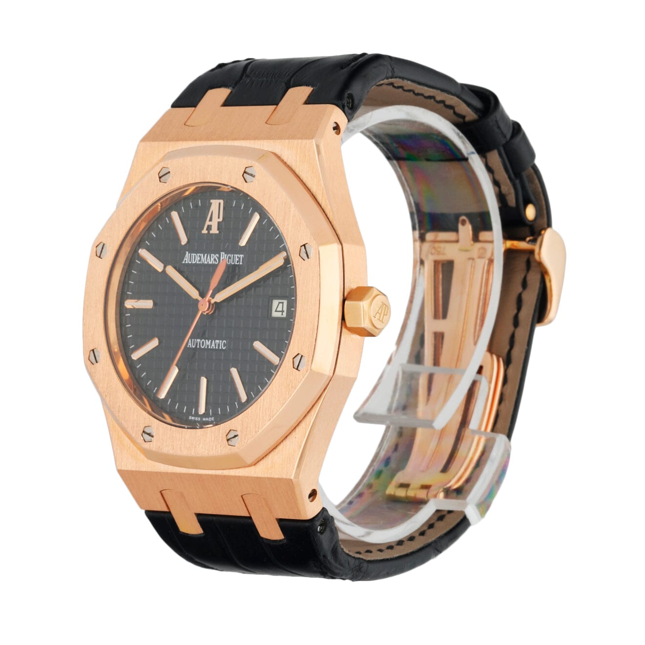 Audemars Piguet 15300OR 18K Rose Gold Men's Watch With Papers