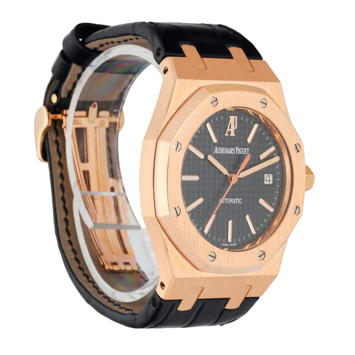 Audemars Piguet 15300OR 18K Rose Gold Men's Watch With Papers