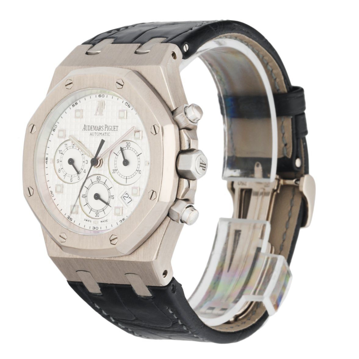 Audemars Piguet 26022BC 18K White Gold Chronograph Men's Watch