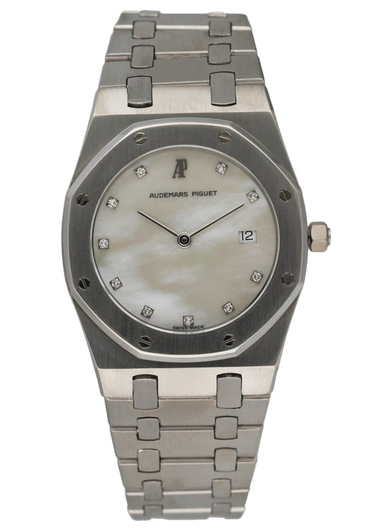 Audemars Piguet 56175PT Royal Oak MOP Dial Platinum Ladies Watch