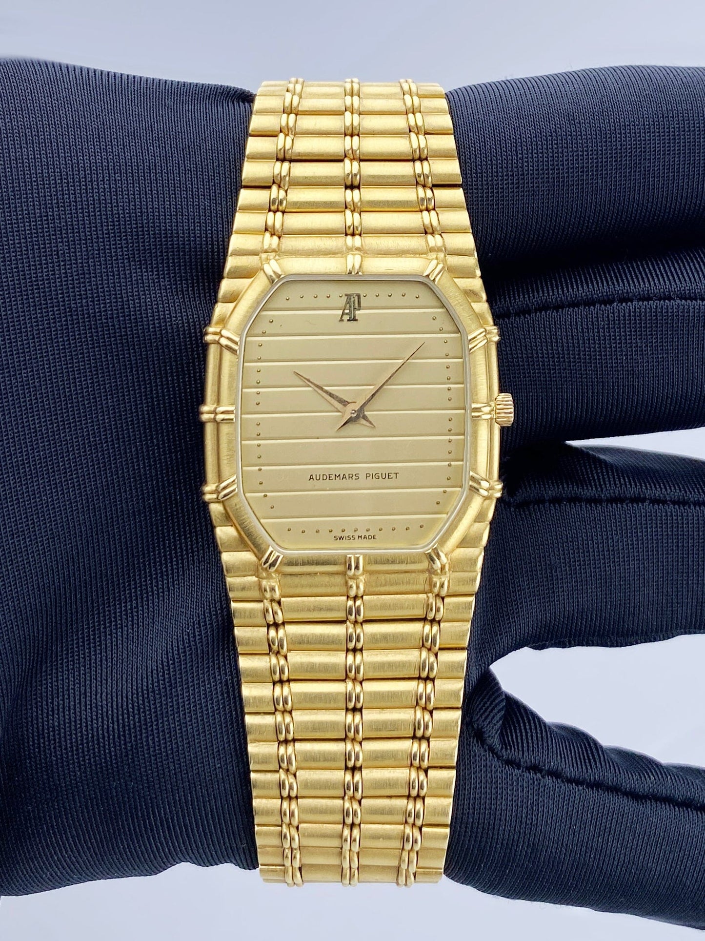 Audemars Piguet Bamboo Champagne Mens Watch