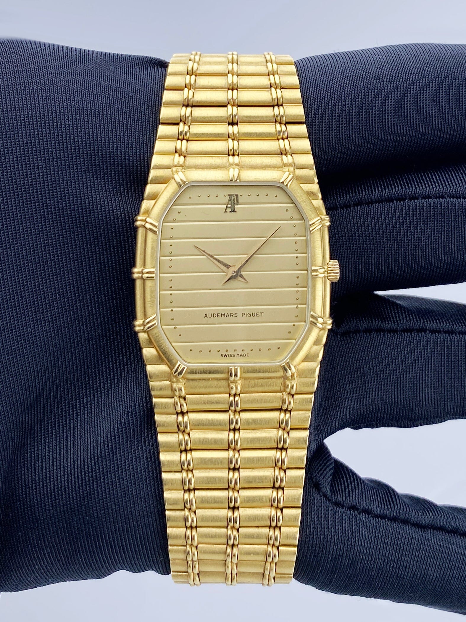 Audemars Piguet Bamboo Champagne Mens Watch