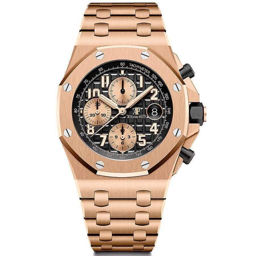 Audemars Piguet "Brick" Royal Oak Offshore Chronograph 42mm 26470OR Black Dial