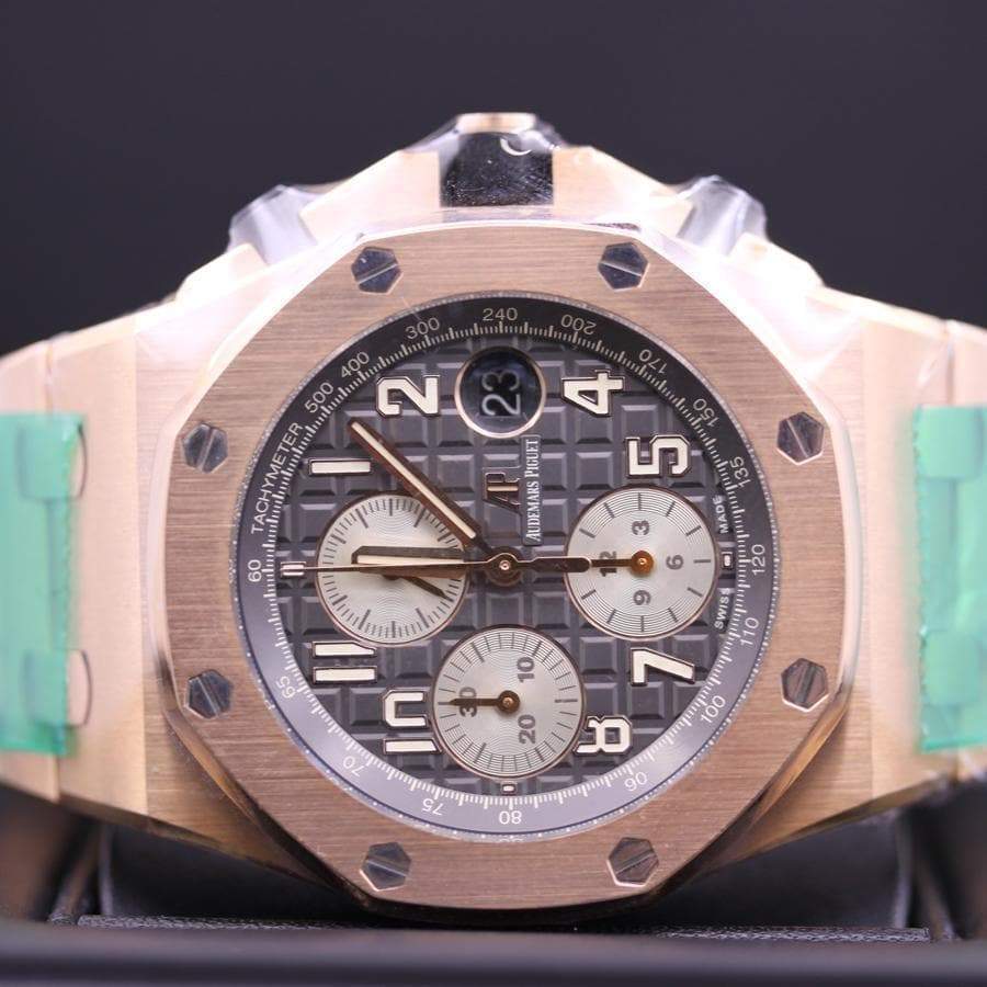 Audemars Piguet "Brick" Royal Oak Offshore Chronograph 42mm 26470OR Grey Dial