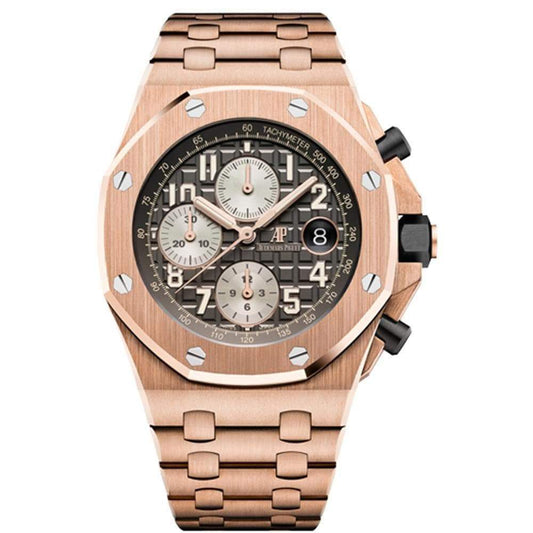 Audemars Piguet "Brick" Royal Oak Offshore Chronograph 42mm 26470OR Grey Dial