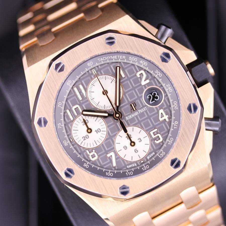 Audemars Piguet "Brick" Royal Oak Offshore Chronograph 42mm 26470OR Grey Dial Pre-Owned