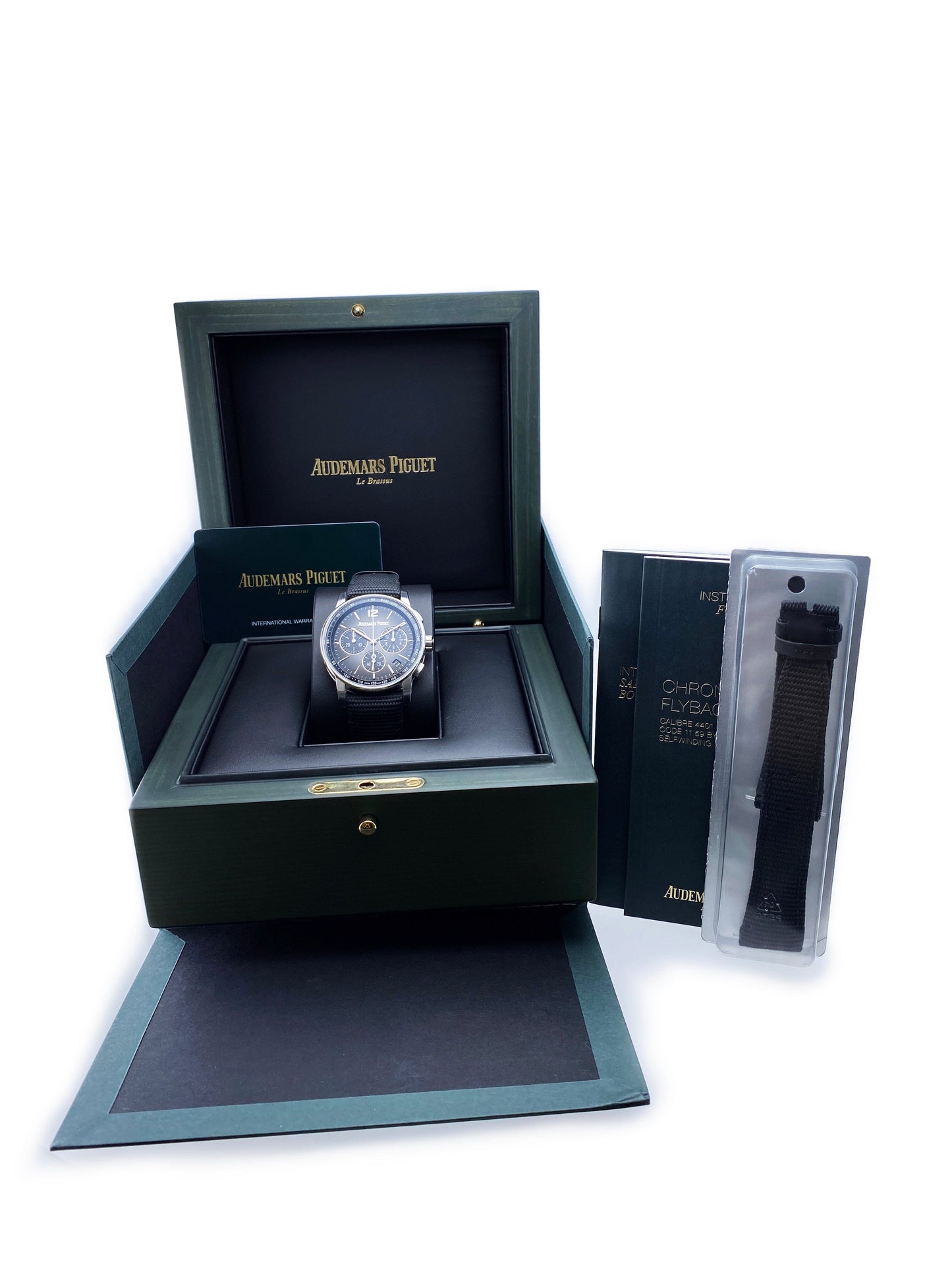 Audemars Piguet Code 11.59 26393NB Grey Dial Mens Watch Box Papers