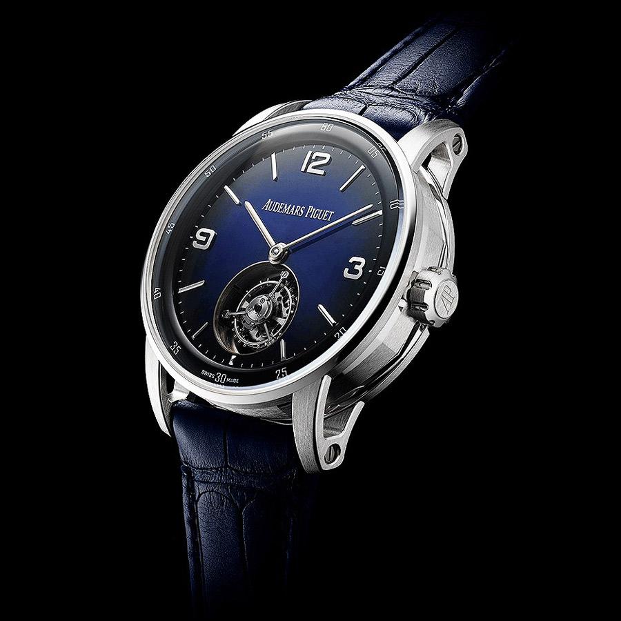 Audemars Piguet Code 11.59 Flying Tourbillon 41mm 26396BC Blue Smoked Enamel Dial