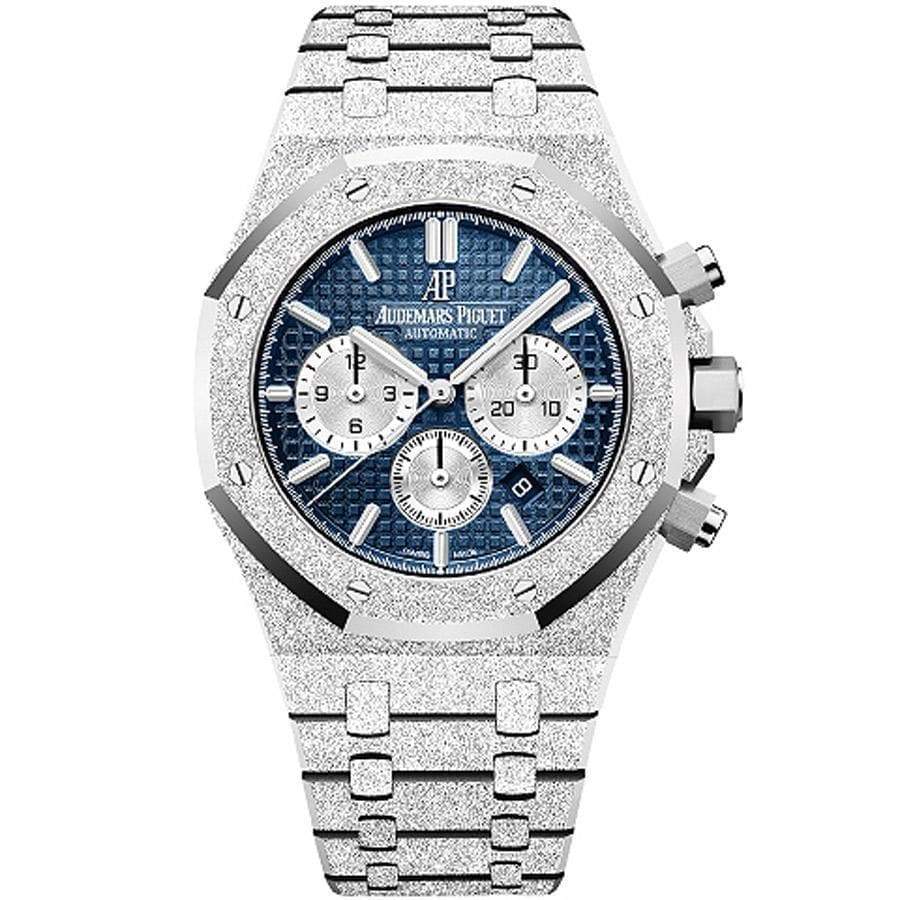 Audemars Piguet Limited Edition Royal Oak Chronograph Frosted 41mm 26331BC Blue Dial